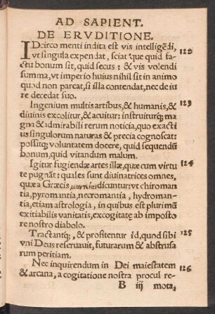 De Eruditione.