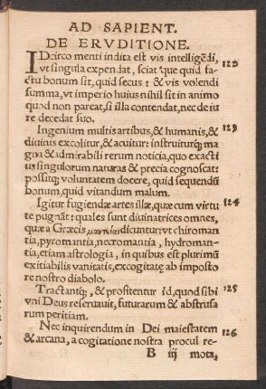 De Eruditione.