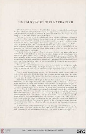 31: Disegni sconosciuti di Mattia Preti