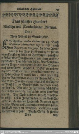Das fünffte Hundert Nützlicher und Denckwürdiger Historien