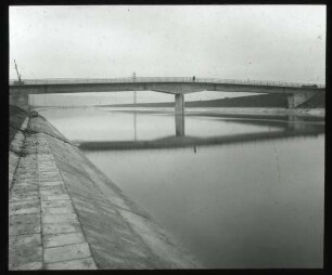 Altbach-Plochingen, Neckardurchstich und Feldwegbrücke