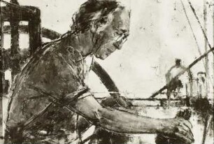 Bildnis Kupferdrucker E. Drescher