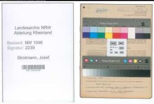 Entnazifizierung Josef Strotmann , geb. 29.12.1883 (Landwirt)
