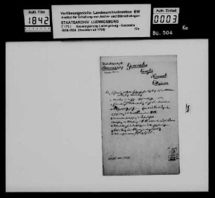 von Baumann, Oberregierungsrat