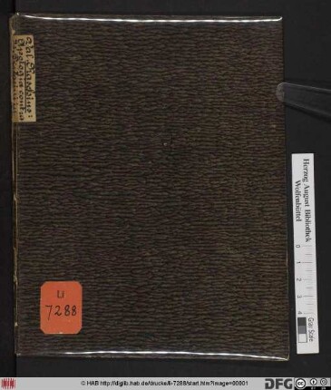 Apologia contra Joannis Peregrini, Cum Vanam, In Grammaticam Philippi Orationem, temere ab ipso Regiomontanem Borussorum, Scholae Veteroppidanae,
