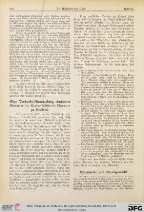 Symmetrie und Gleichgewicht