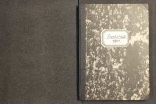 Namensverzeichnis Sterberegister Lemgo 1961