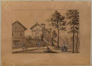 Das Gasthaus auf dem Großen Winterberg in der Sächsischen Schweiz