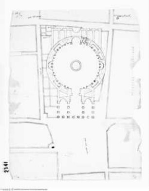 Rom, Santa Maria ad Martyres (Pantheon), Grundriss