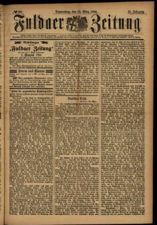 Ausgabe vom Donnerstag, den 22. März 1894.