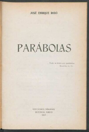 Parábolas