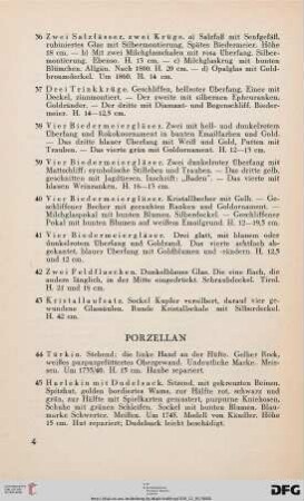 Porzellan (Nr. 44-78)