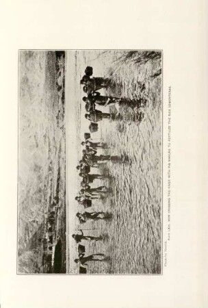 Plate LXIII. Men crossing the river with pig manure ...