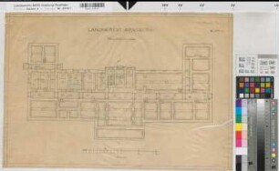 Arnsberg, Landgericht, Kellergeschoss, Grundriss