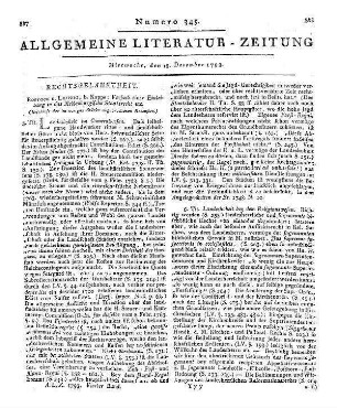 Richter, J[eremias]. B[enjamin].: Anfangsgründe der Stöchyometrie oder Messkunst chemischer Elemente / J. B. Richter. - Breßlau ; Hirschberg : Korn Th. 1. - 1792