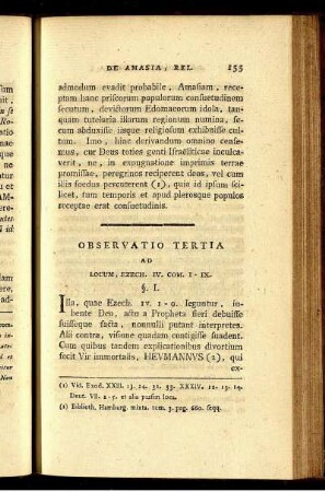 Observatio tertia. Ad locum.