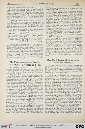 1: Die Umgestaltung des Landes-ausstellungs-Gebäudes in Berlin