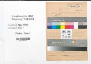 Entnazifizierung Oskar Walter , geb. 27.01.1902 (Ingenieur)