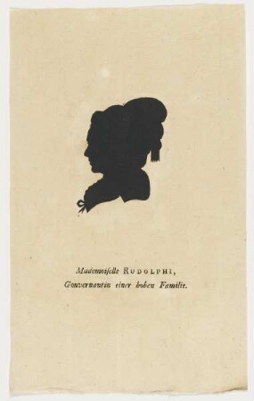 Bildnis der Mademoiselle Rudolphi