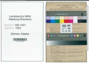 Entnazifizierung Kaethe Dehnen, geb. 11.02.1897 (Lehrerin)