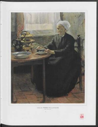 Vielle femme hollandaise : Óleo de Miller