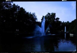 Bad Bellingen: Springbrunnen im Kurpark