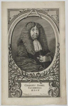 Bildnis des Georgius Daniel Coschwitius