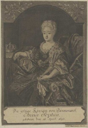 Bildnis der Anna Sophia, Königin von Dänemark
