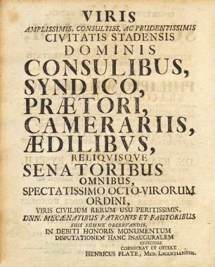 Dissertatio Inauguralis Medica, Exhibens Scorbutum