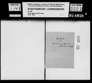 Schuldenwesen der Schulgemeinde Gaishardt, Gde. Neuler