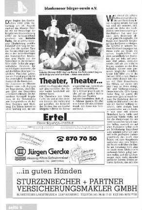 Theater, Theater...
