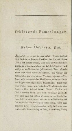 Erklärende Bemerkungen.