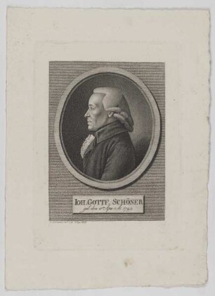 Bildnis des Ioh. Gottf. Schöner
