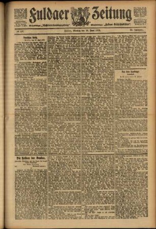 Ausgabe vom Montag, den 18. Juni 1906.