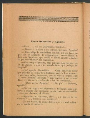 Entre Marcelino y Agapito
