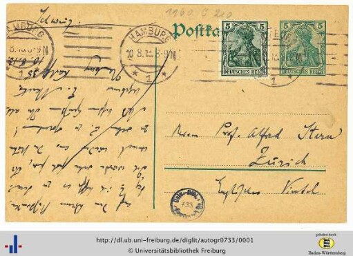 Autogr. Nr. 733