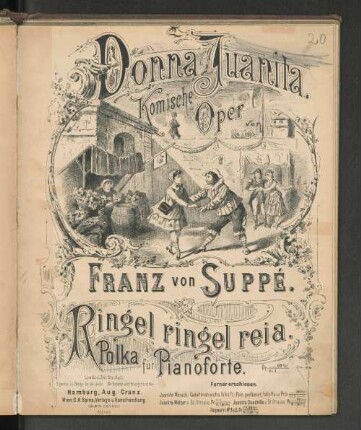 Ringel ringel reia : Polka für Pianoforte ; Donna Juanita ; Komische Oper