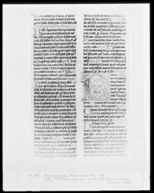 Missale, Ms. 113, folio 13, Textseite mit Initiale P(uer natus)