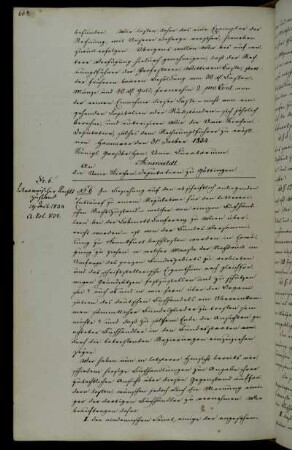 Regulierung des literarischen Rechtszustandes.