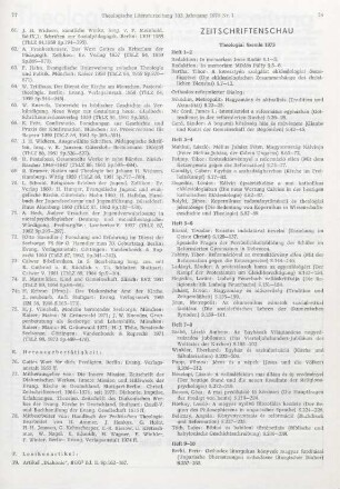 Zeitschriftenschau