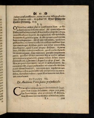 43-46, Titulus VII
