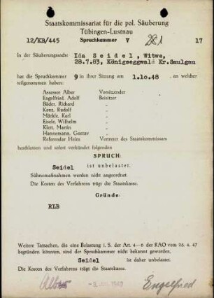 Seidel, Ida