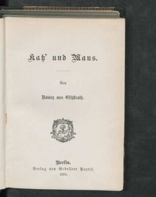 Katz' und Maus