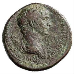 Münze, As, 114 - 117 n. Chr.