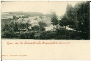 Geringswalde. Sommerfrische Rinnmühle