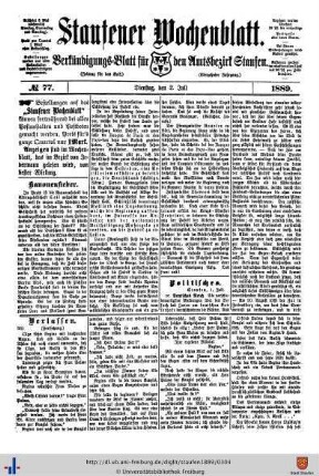 Juli 1889