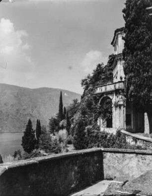 Castello di Morcote : Blick vom Castello di Morcote über den Luganer See