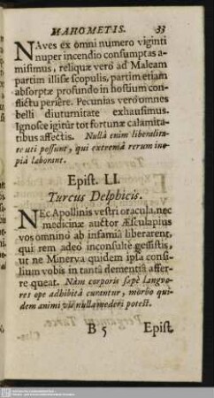 [Epistola LI. - LX.]