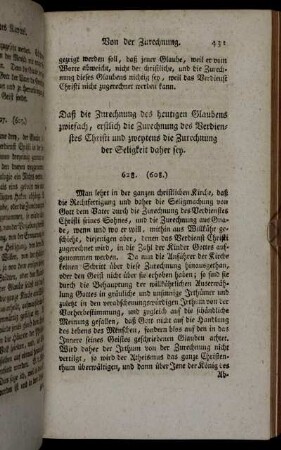 Daß die Zurechnung des heutigen Glaubens zwiefach, [...] sey.