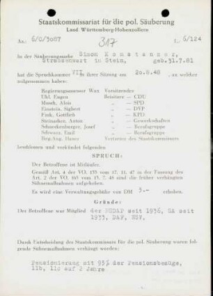 Konstanzer, Simon